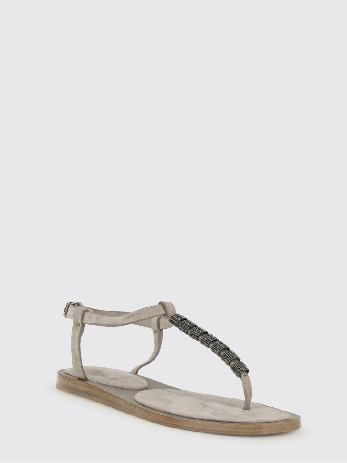 Brunello Cucinelli Brunello Cucinelli Heeled Sandal Woman Ice Size US 10 / IT 40 - 2 Thumbnail