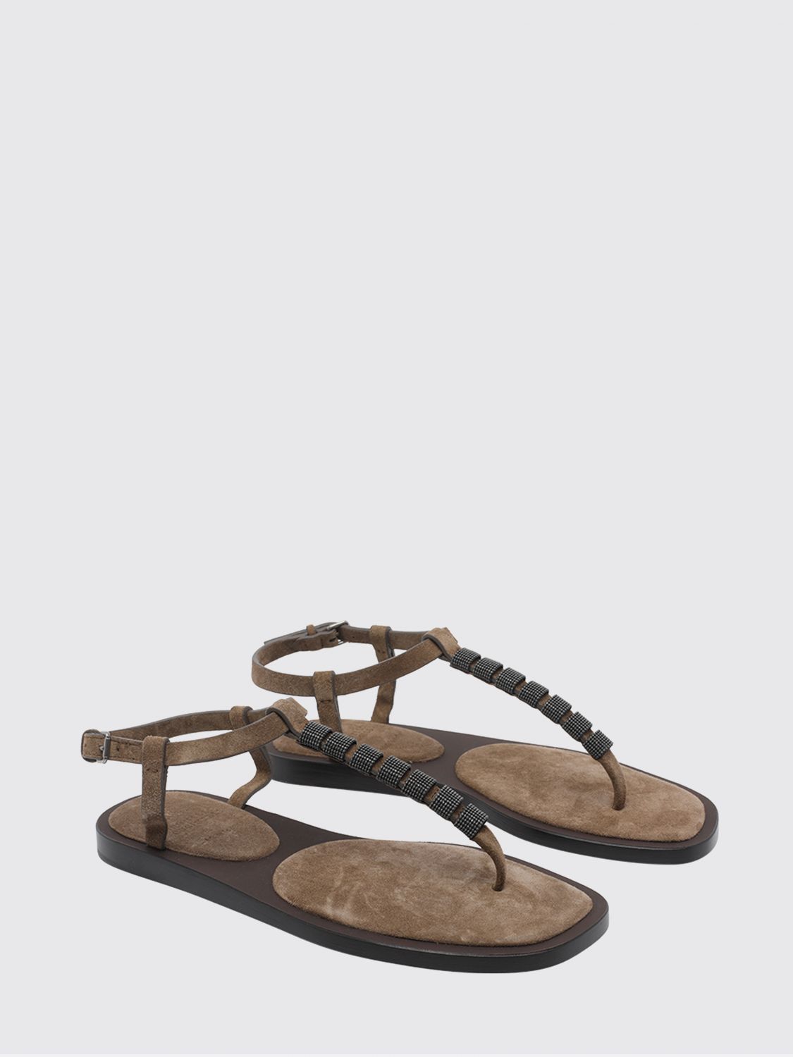 Brunello Cucinelli Brunello Cucinelli Heeled Sandal Woman Brown Size US 8 / IT 38 - 2 Thumbnail