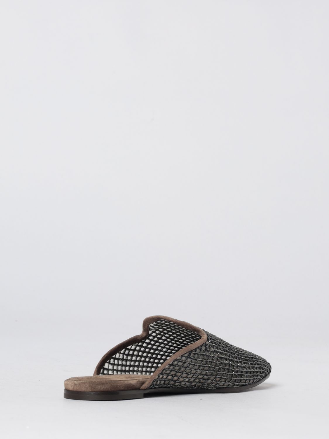 Brunello Cucinelli Brunello Cucinelli Flat Shoes Woman Brown Size US 10 / IT 40 - 3 Thumbnail