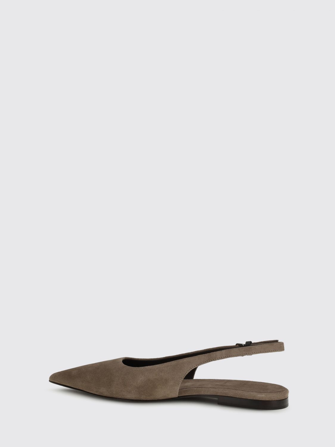 Brunello Cucinelli Brunello Cucinelli Ballet Flat Woman Beige Size US 10 / IT 40 - 3 Thumbnail