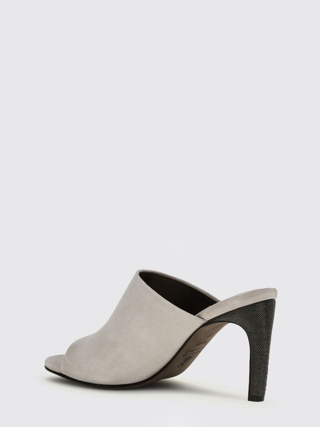 Brunello Cucinelli Brunello Cucinelli Heeled Sandal Woman White Size US 11 / IT 41 - 3 Thumbnail