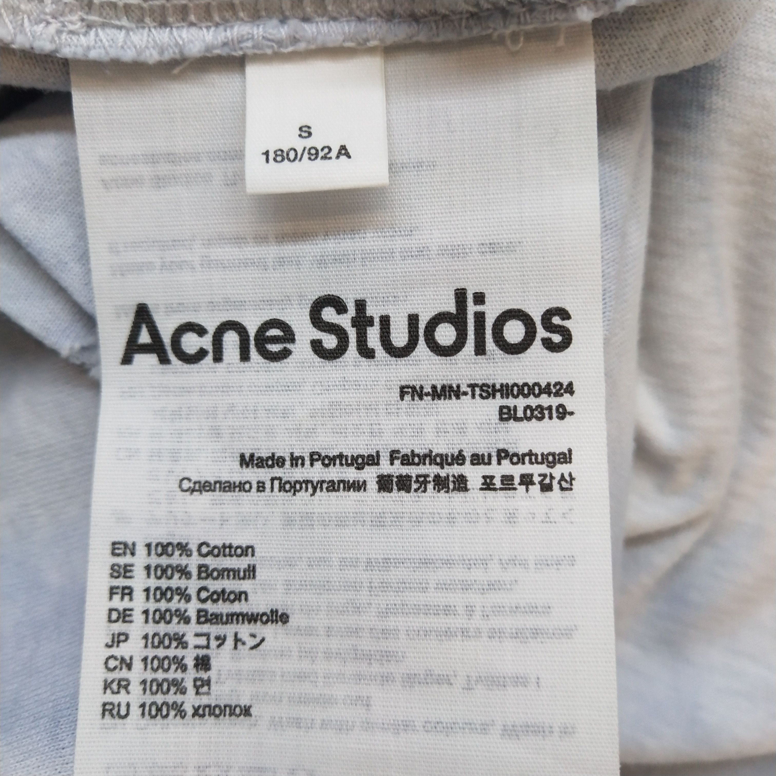 Acne Studios Acne Studios Men s Short Sleeve Shirts Size US S / EU 44-46 / 1 - 7 Thumbnail