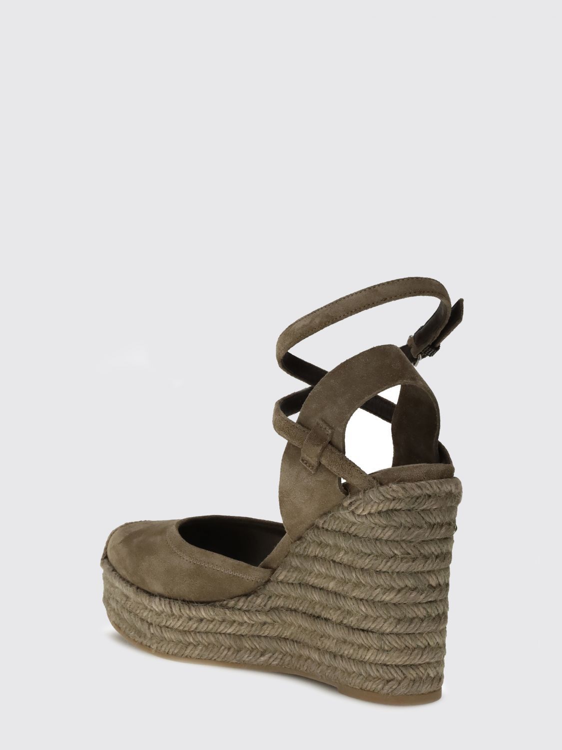 Brunello Cucinelli Brunello Cucinelli Espadrille Woman Mud Size US 11 / IT 41 - 3 Thumbnail