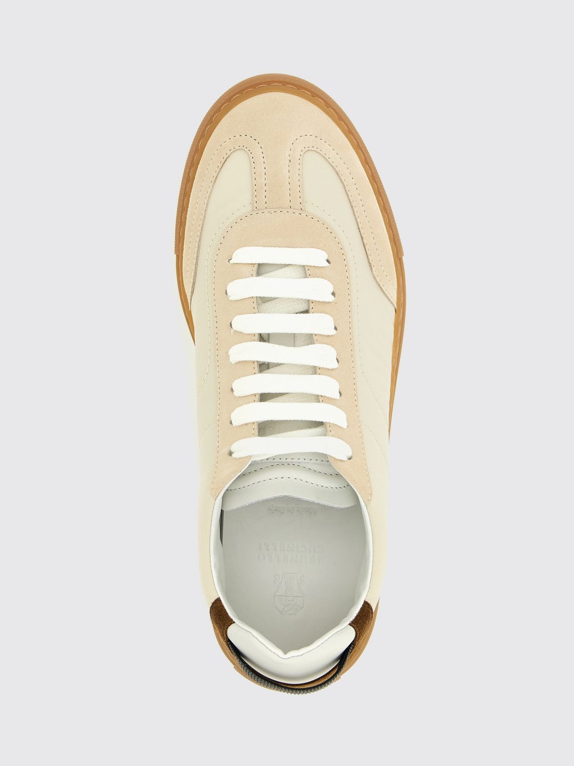 Brunello Cucinelli Brunello Cucinelli Sneakers Woman Beige Size US 7 / IT 37 - 4 Thumbnail