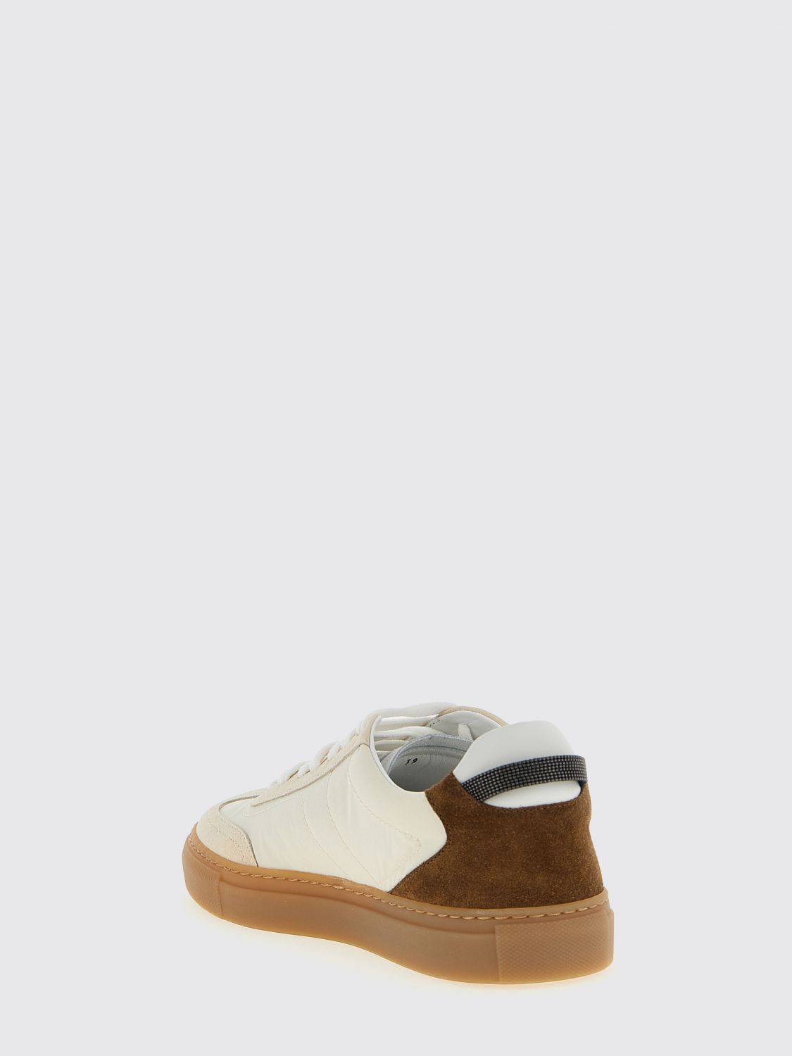 Brunello Cucinelli Brunello Cucinelli Sneakers Woman Beige Size US 9 / IT 39 - 3 Thumbnail
