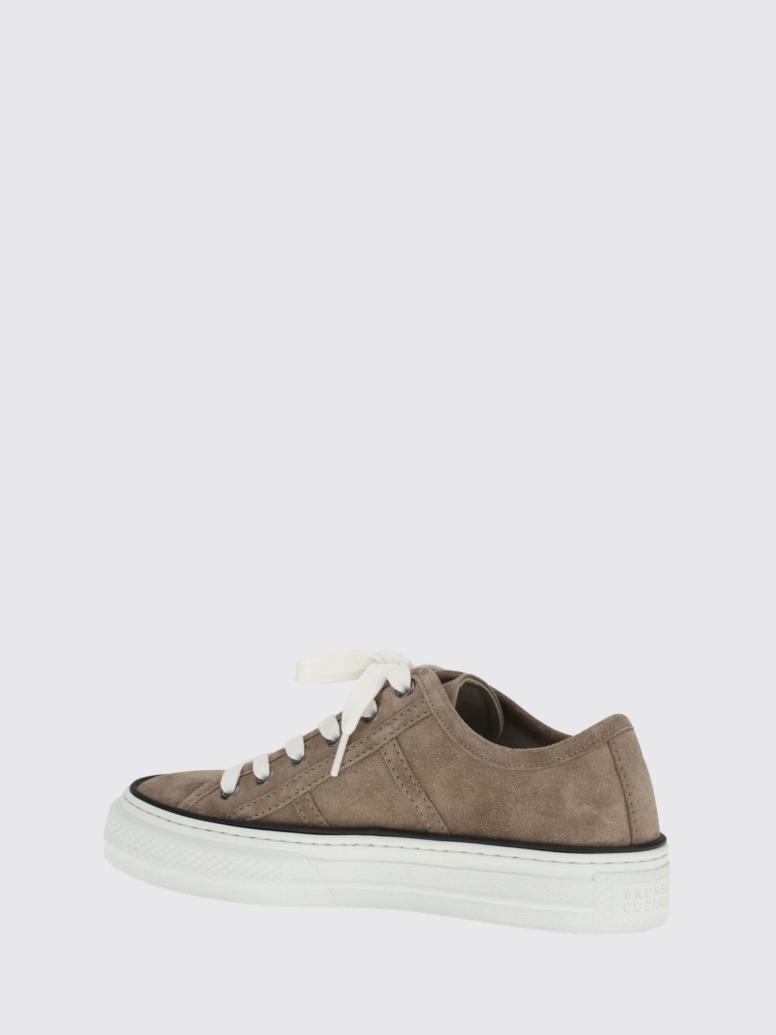 Brunello Cucinelli Brunello Cucinelli Sneakers Woman Beige Size US 7.5 / IT 37.5 - 3 Thumbnail