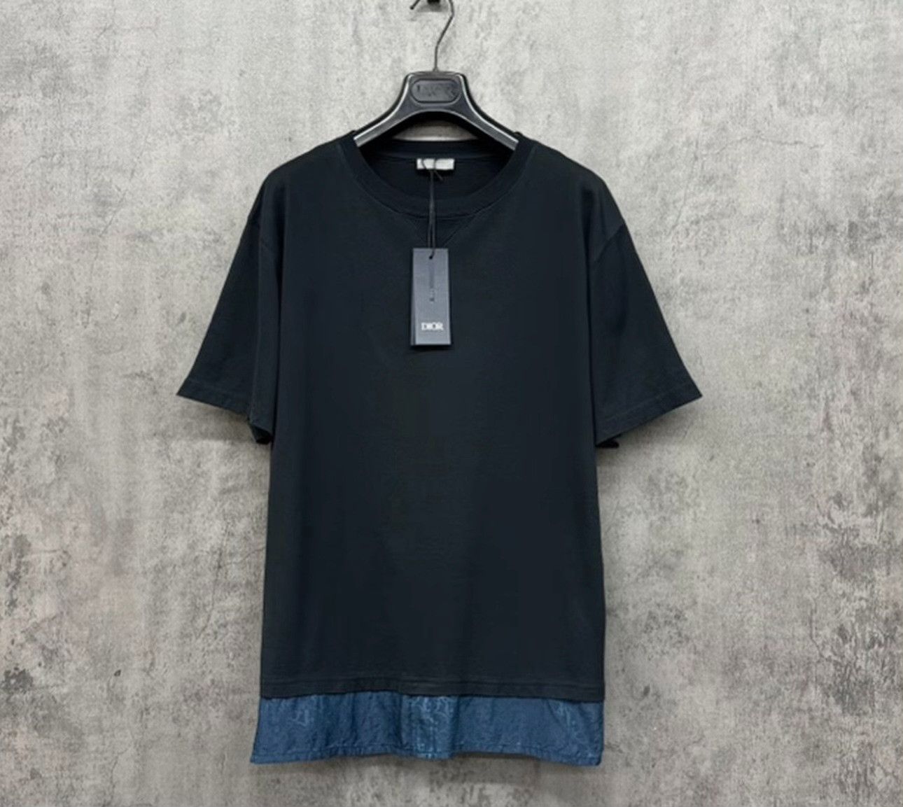 Dior Dior Oblique Silk Hem T-Shirt Size XL Size US XL / EU 56 / 4 - 2 Thumbnail