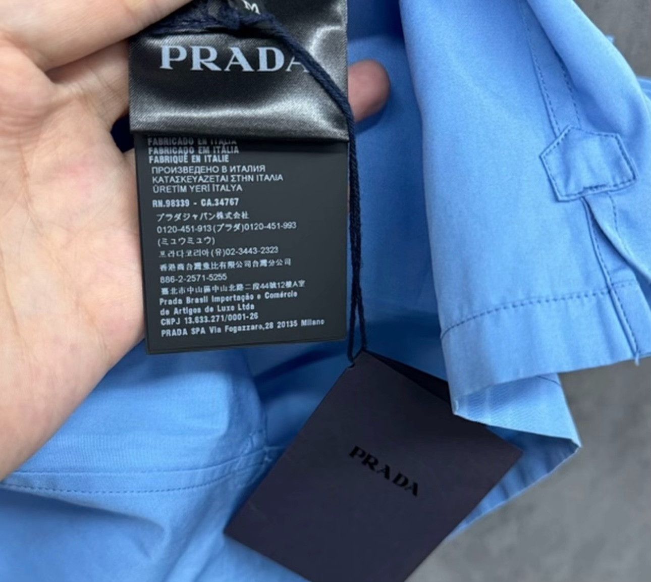 Prada Prada Bottle Print Short Sleeve Shirt M Size US M / EU 48-50 / 2 - 5 Thumbnail