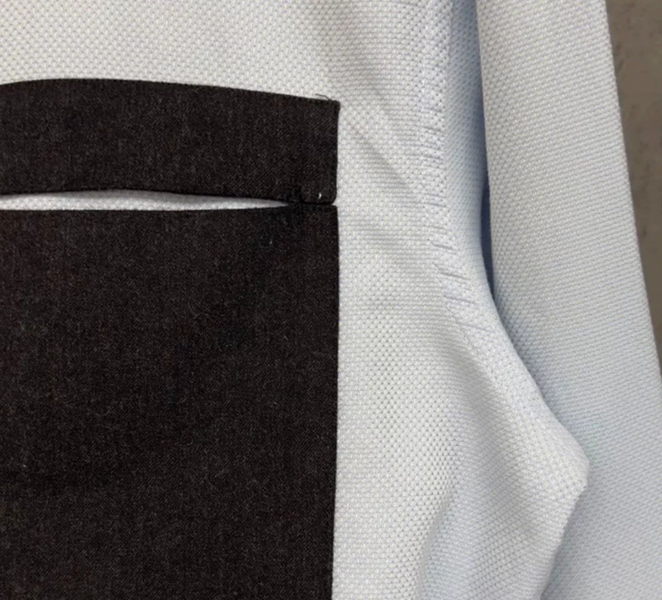 Emporio Armani Emporio Armani Contrast Pocket Shirt Size M Size US M / EU 48-50 / 2 - 3 Thumbnail