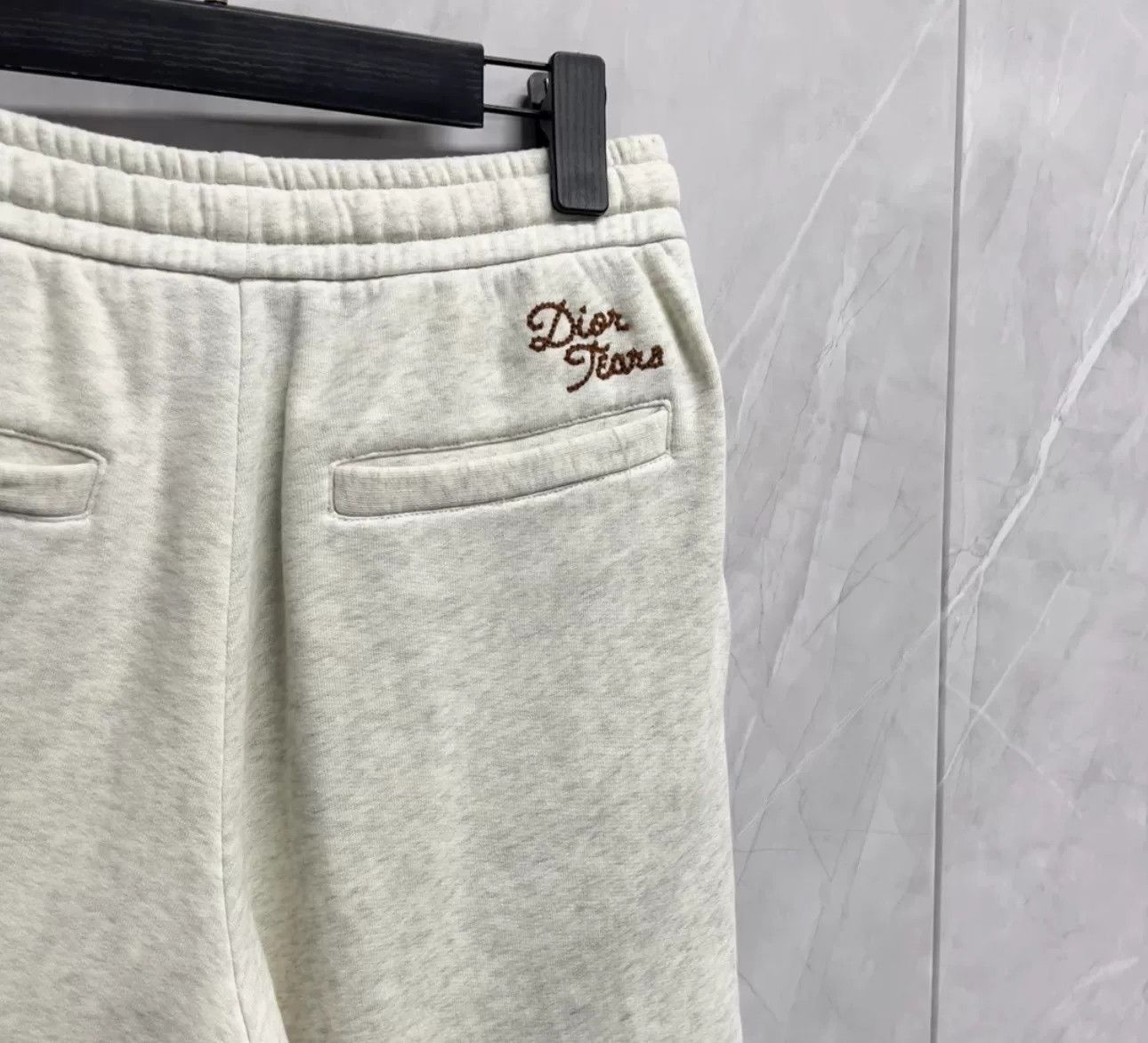 Dior Dior Tears Embroidered Logo Sweat Shorts XS Size US 28 / EU 44 - 4 Thumbnail