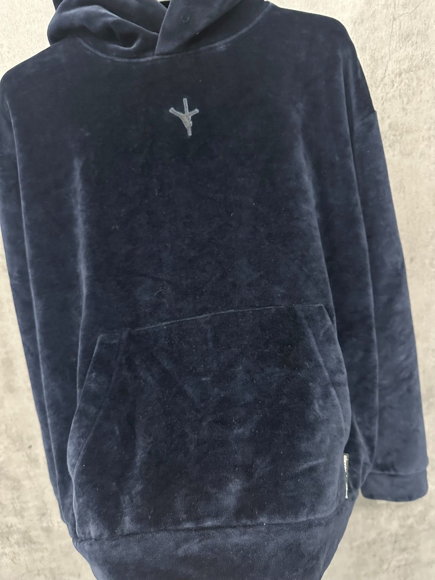 Alexander Wang Alexander Wang Velour Hooded Sweatshirt Size M Size US M / EU 48-50 / 2 - 3 Thumbnail