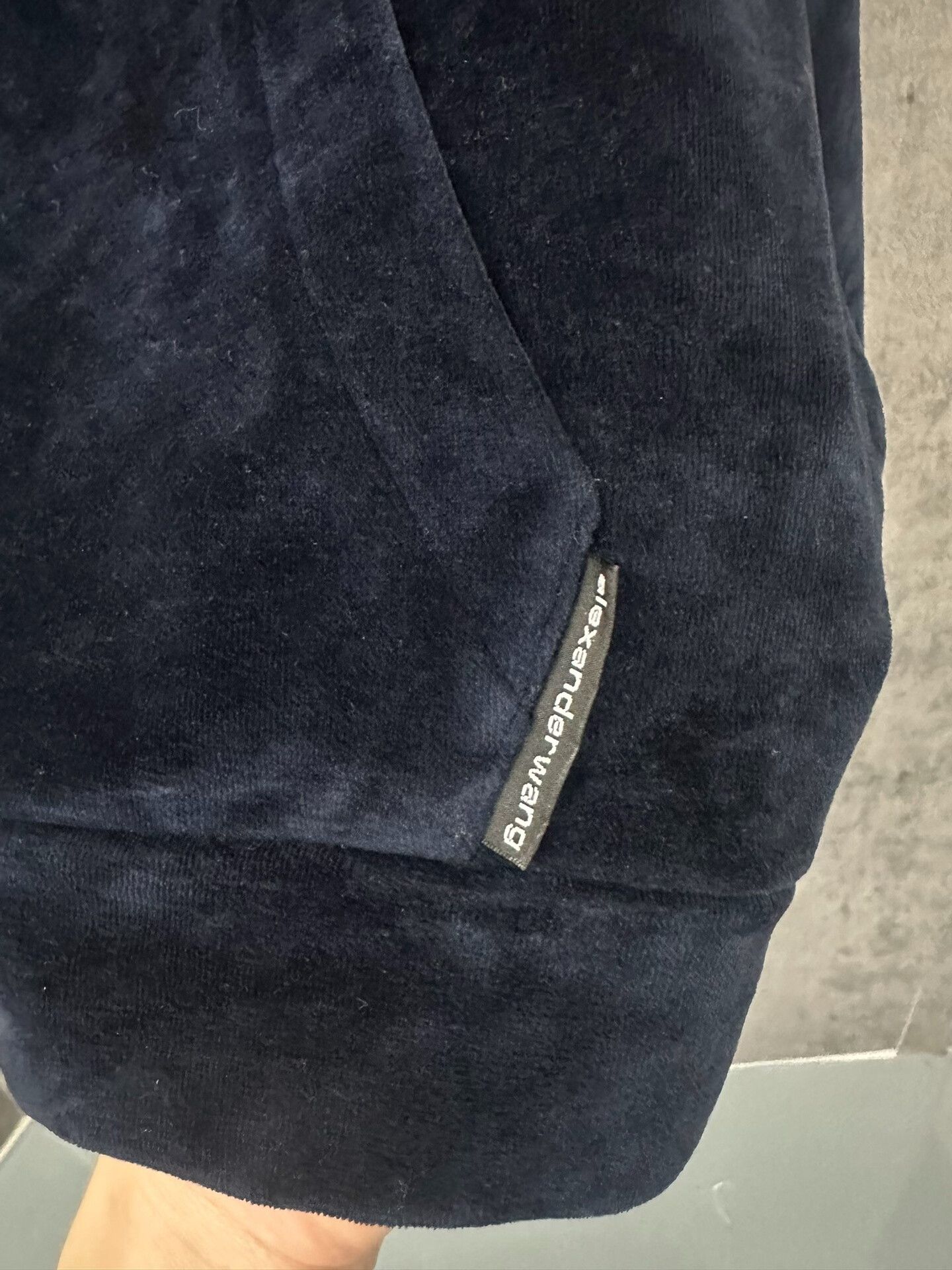 Alexander Wang Alexander Wang Velour Hooded Sweatshirt Size M Size US M / EU 48-50 / 2 - 4 Thumbnail