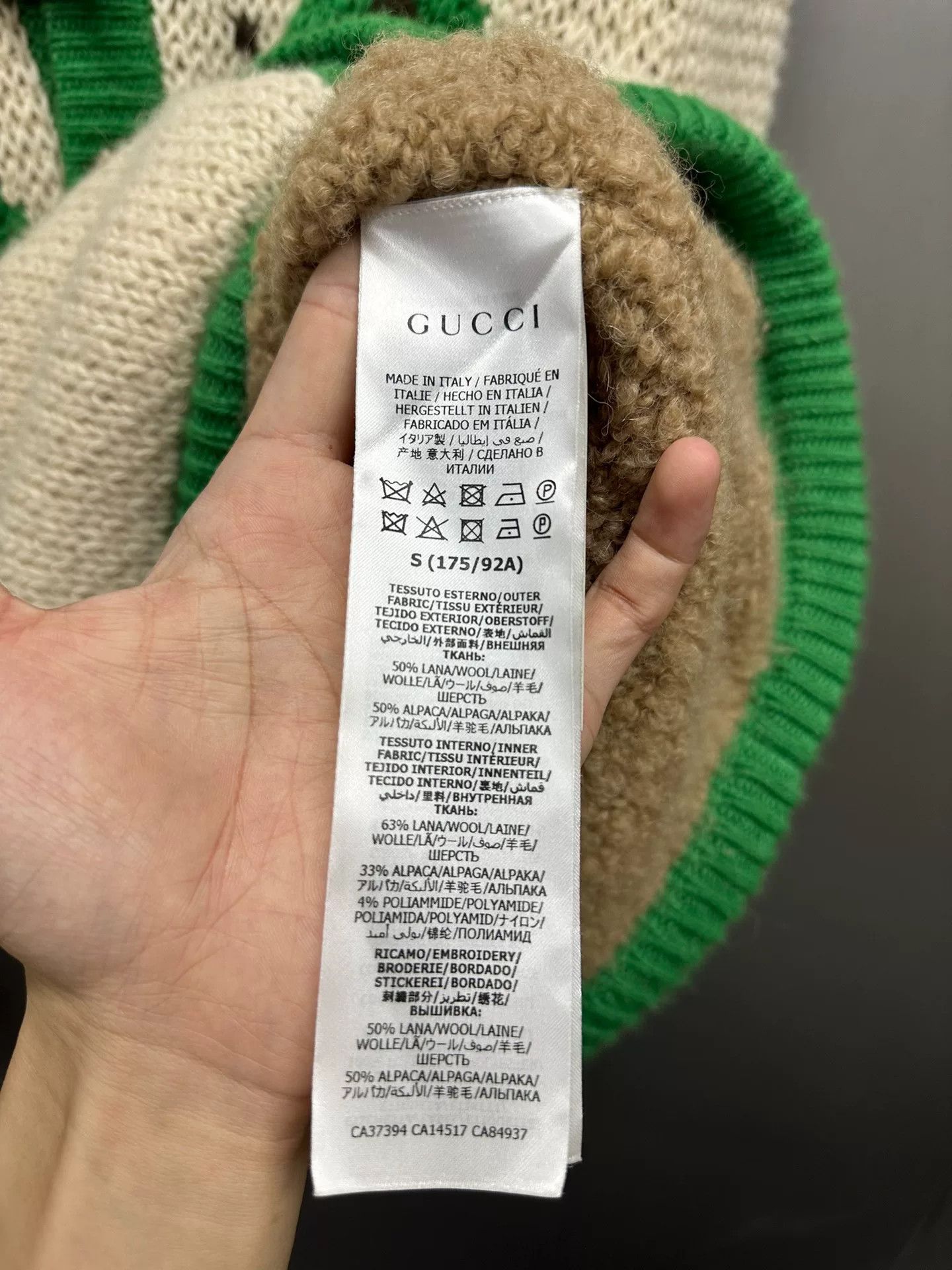 Gucci Gucci Argyle Wool Alpaca Knit Cardigan S Size S / US 4 / IT 40 - 4 Thumbnail
