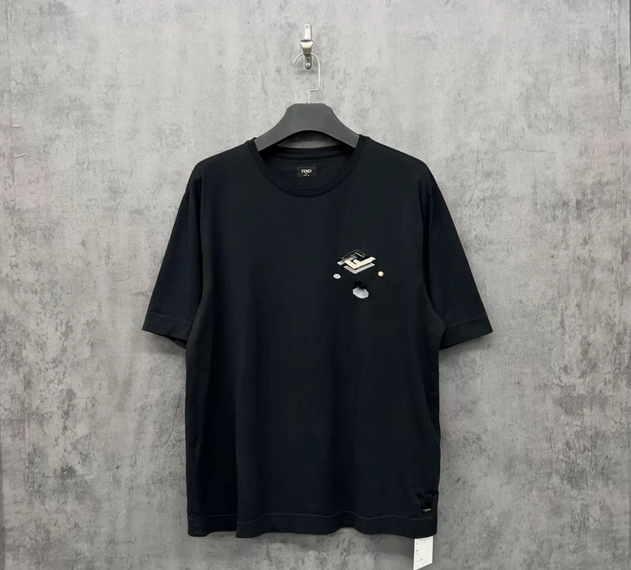 Fendi Fendi Jewel Logo Short Sleeve T-Shirt Size XL Size US XL / EU 56 / 4 - 2 Thumbnail
