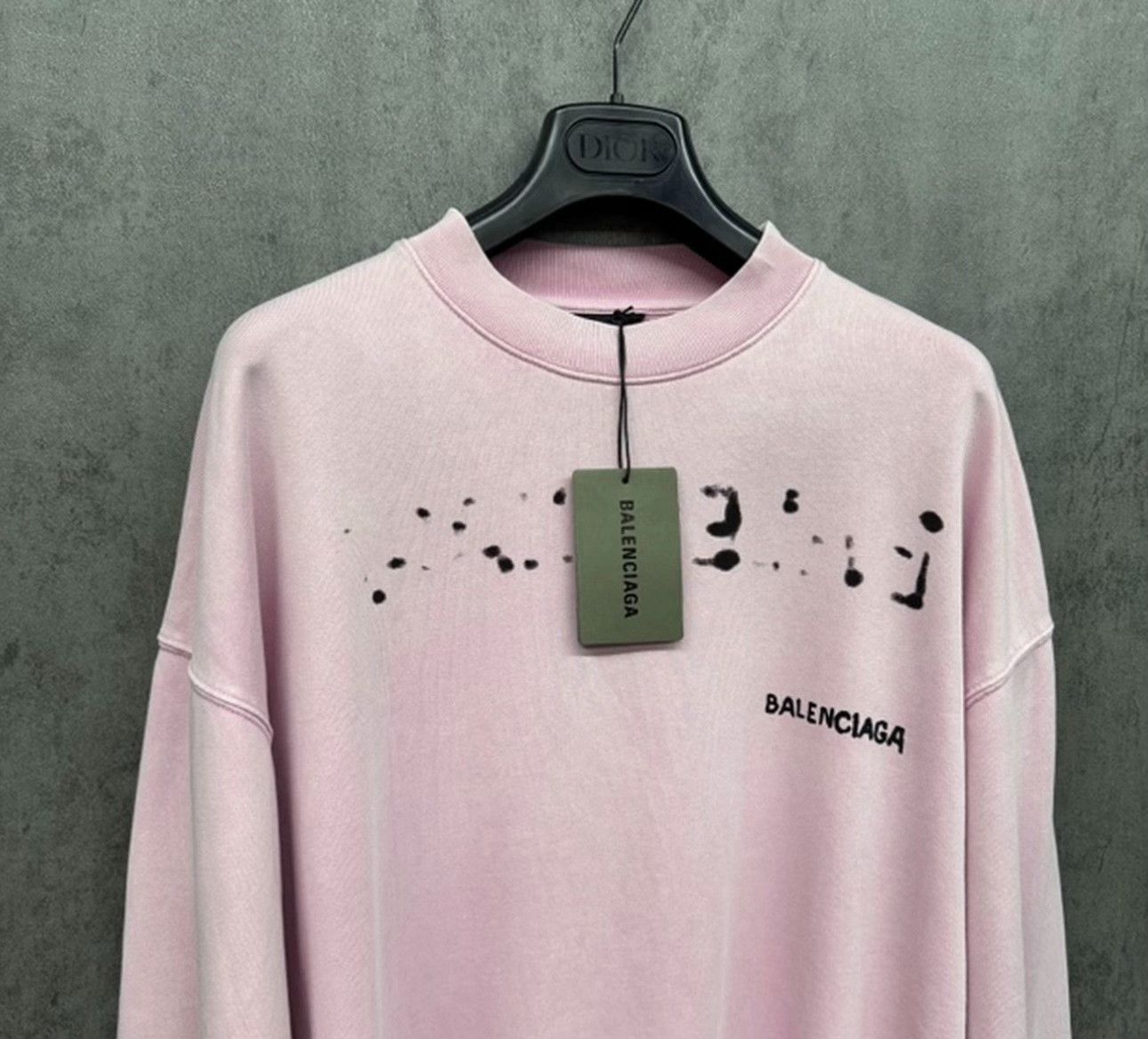 Balenciaga Balenciaga Splash Logo Sweatshirt XS Size US XS / EU 42 / 0 - 6 Thumbnail