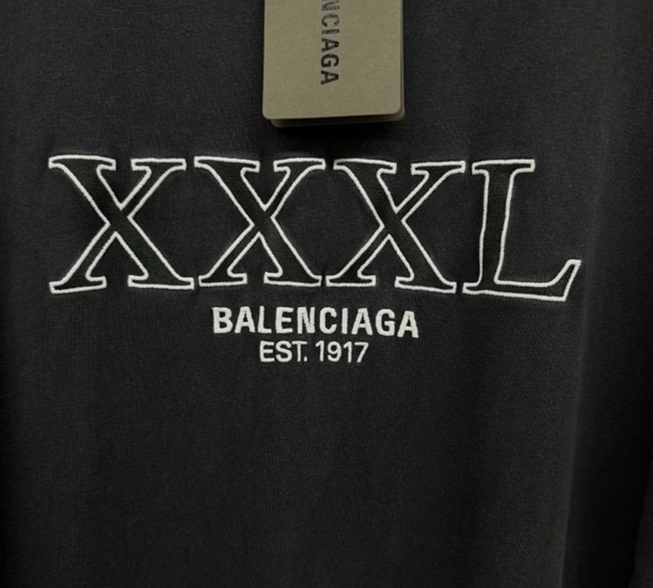 Balenciaga Balenciaga Washed XXXL Logo T-Shirt S Size US S / EU 44-46 / 1 - 5 Thumbnail