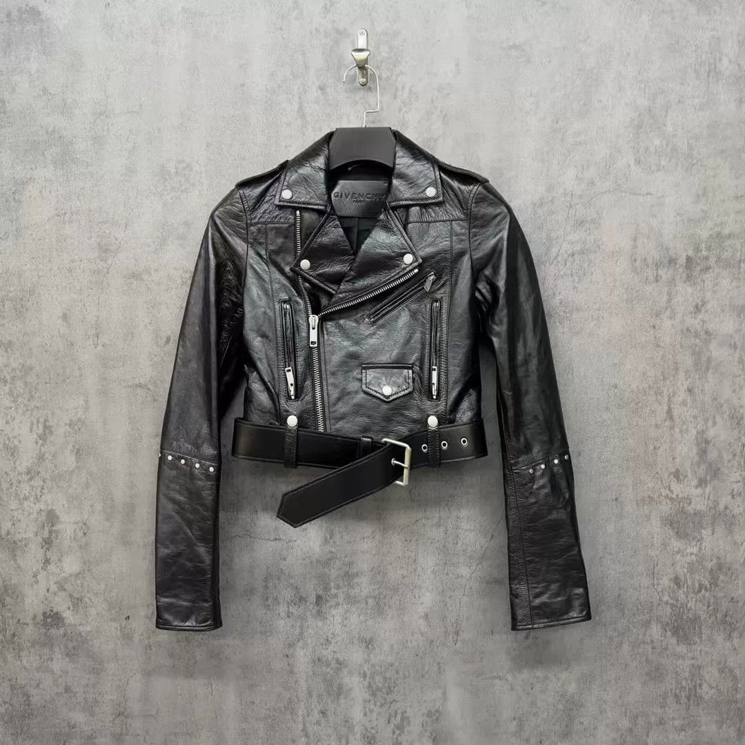 Givenchy Givenchy Studded Calfskin Leather Biker Jacket 34 Size XS / US 0-2 / IT 36-38 - 2 Thumbnail