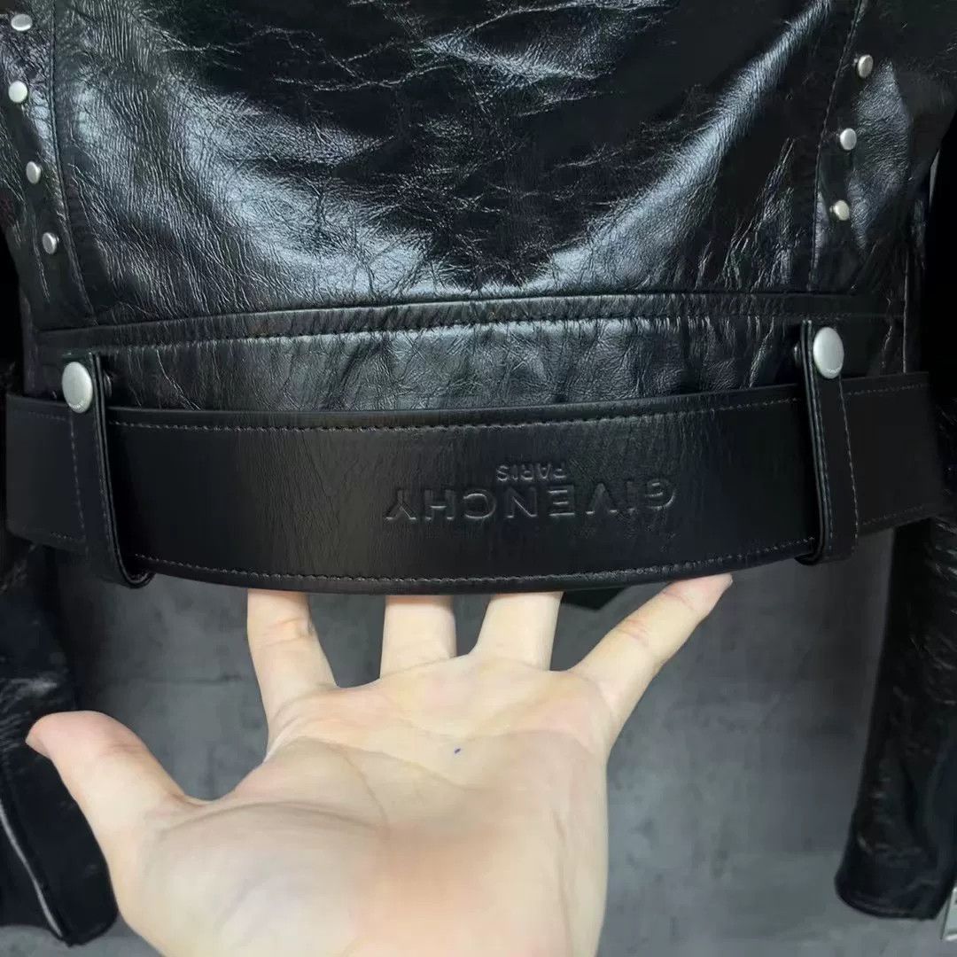 Givenchy Givenchy Studded Calfskin Leather Biker Jacket 34 Size XS / US 0-2 / IT 36-38 - 6 Thumbnail