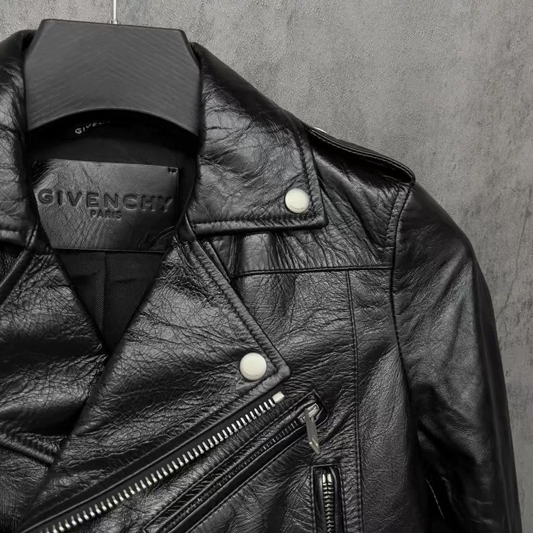 Givenchy Givenchy Studded Calfskin Leather Biker Jacket 34 Size XS / US 0-2 / IT 36-38 - 3 Thumbnail