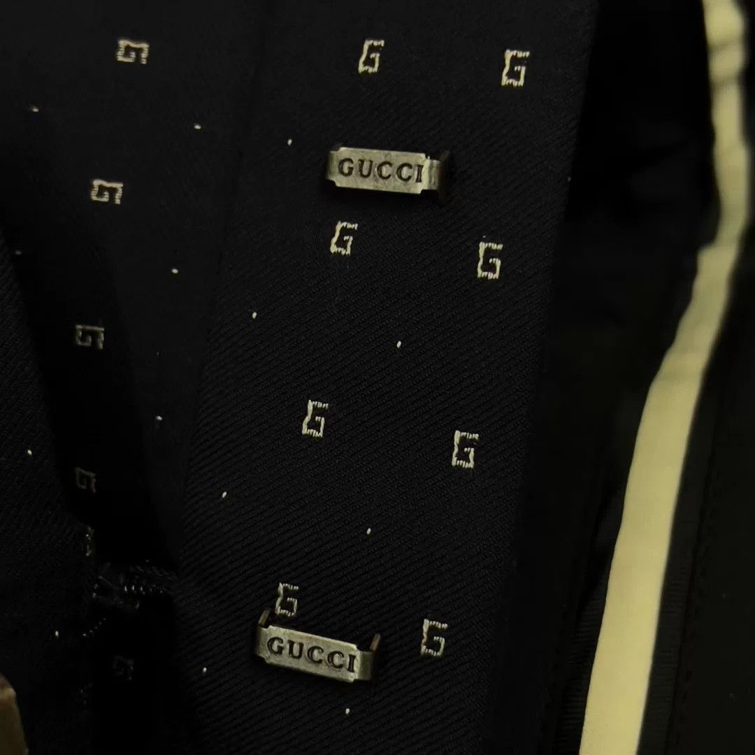 Gucci Gucci All-over Logo Wool Formal Trousers 42R Size 42R - 5 Thumbnail