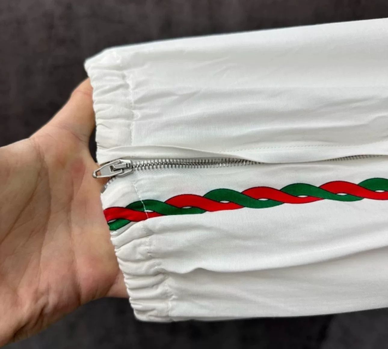 Gucci Gucci Embroidered Web Stripe Joggers Size 50 Size US 34 / EU 50 - 5 Thumbnail