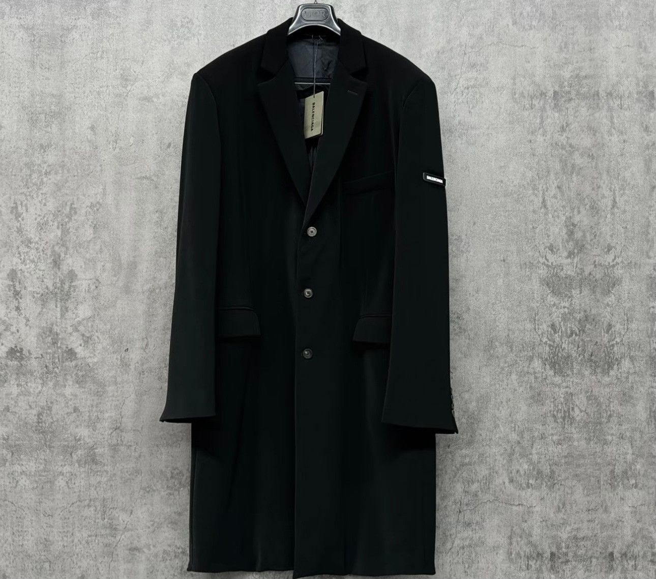 Balenciaga Balenciaga Logo Patch Long Coat Size 46 Size US S / EU 44-46 / 1 - 2 Thumbnail