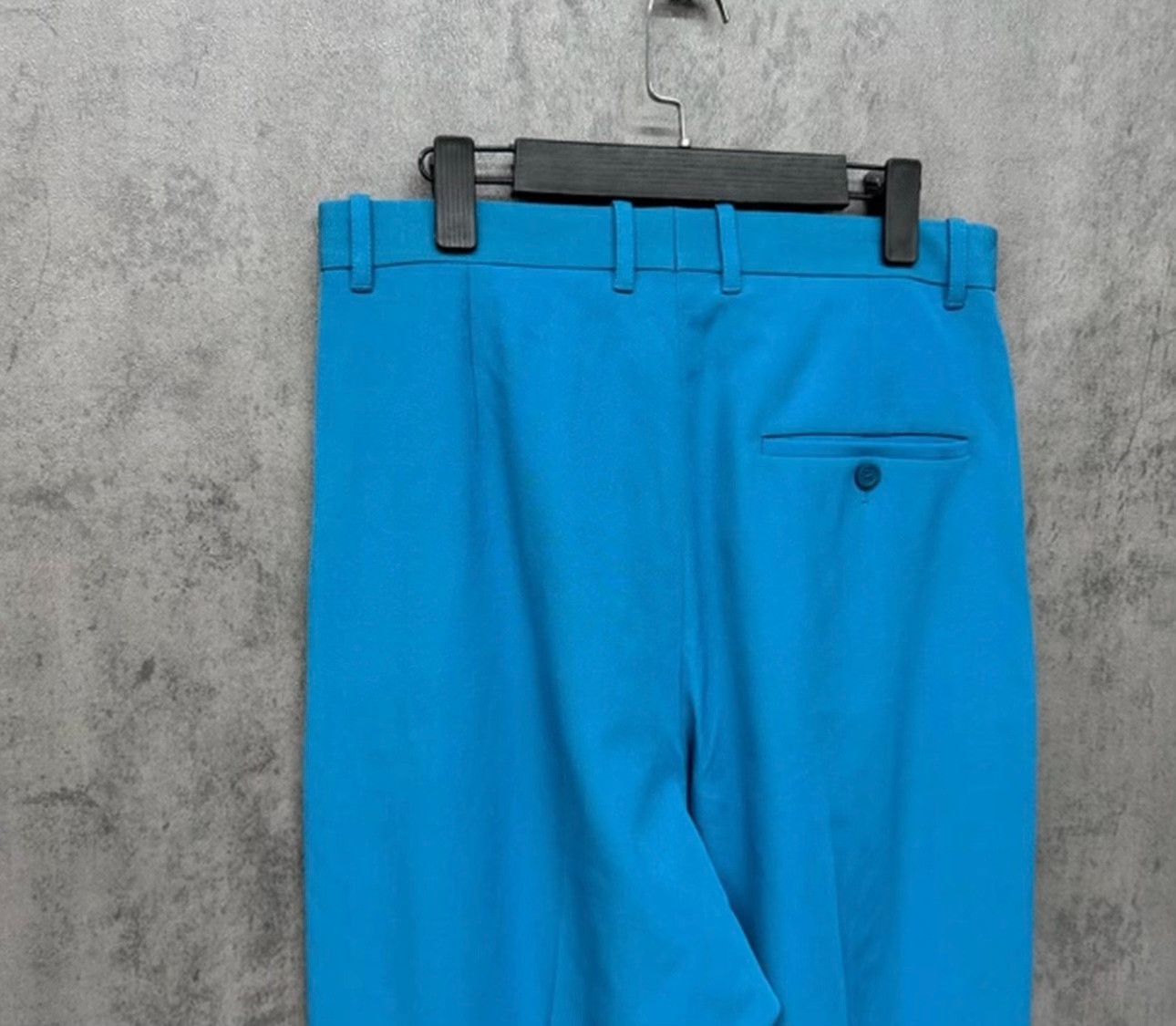 Balenciaga Balenciaga Blue Wool Casual Pants Size 46 Size US 30 / EU 46 - 4 Thumbnail