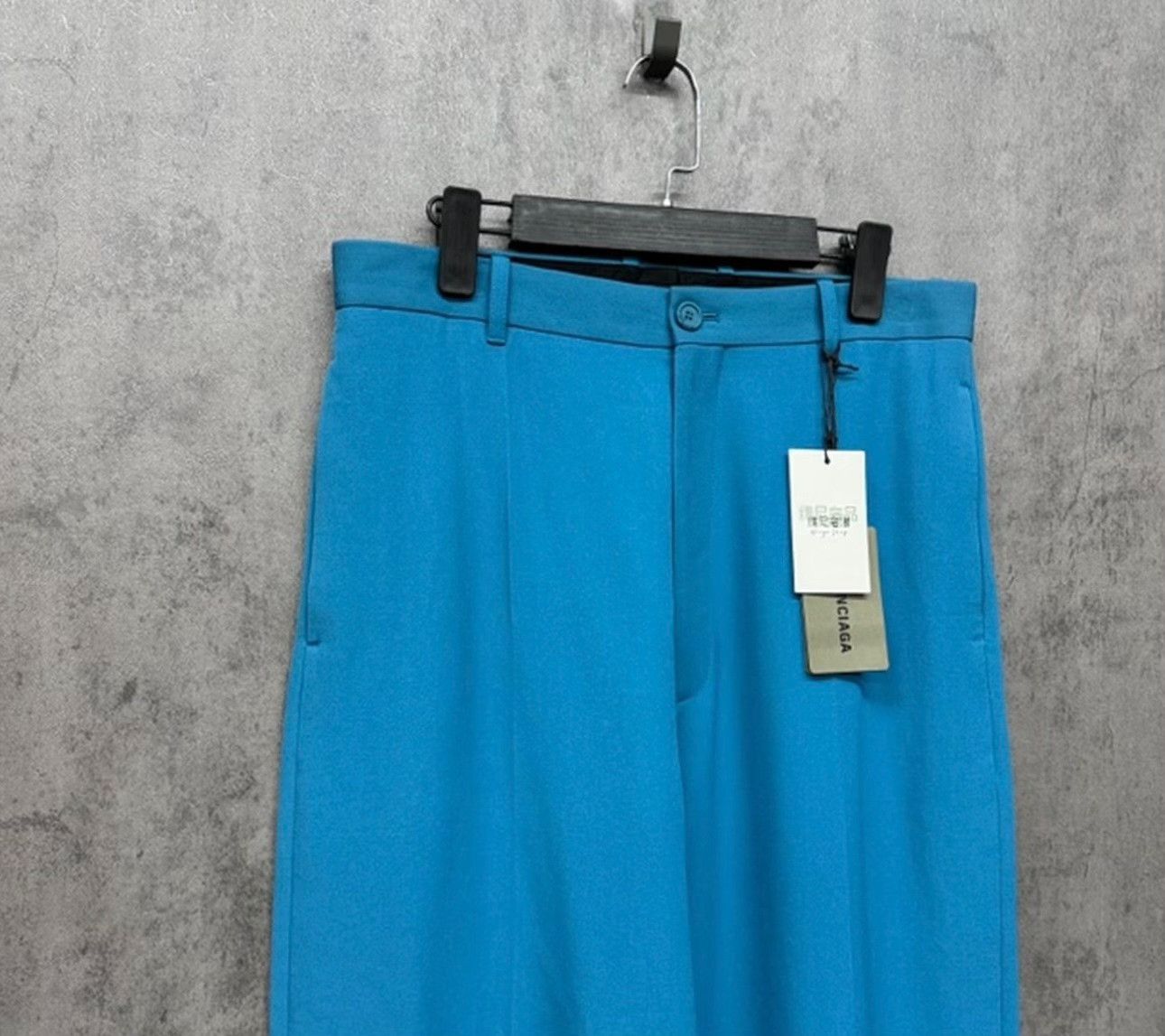 Balenciaga Balenciaga Blue Wool Casual Pants Size 46 Size US 30 / EU 46 - 3 Thumbnail