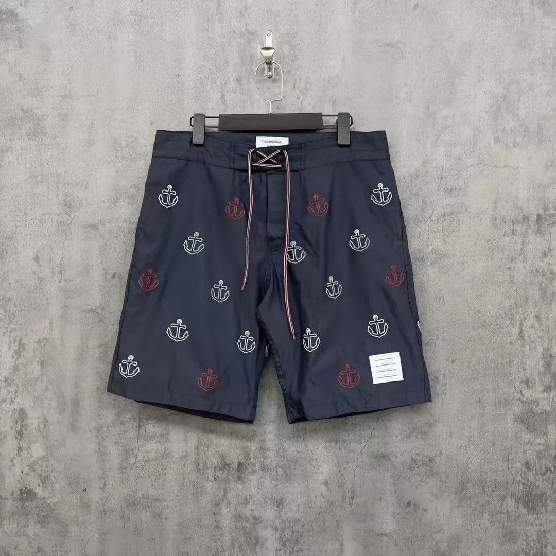 Thom Browne Thom Browne Anchor Embroidered Swim Shorts 1 Size US 30 / EU 46 - 2 Thumbnail