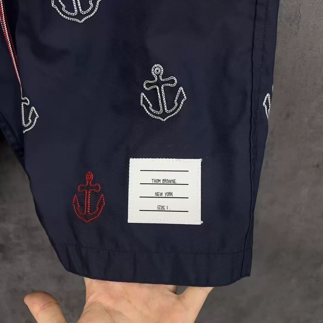 Thom Browne Thom Browne Anchor Embroidered Swim Shorts 1 Size US 30 / EU 46 - 5 Thumbnail