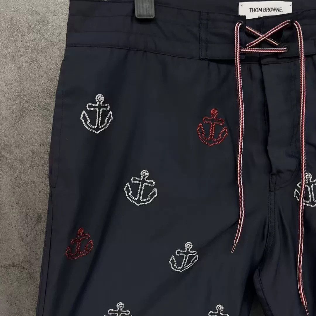 Thom Browne Thom Browne Anchor Embroidered Swim Shorts 1 Size US 30 / EU 46 - 3 Thumbnail