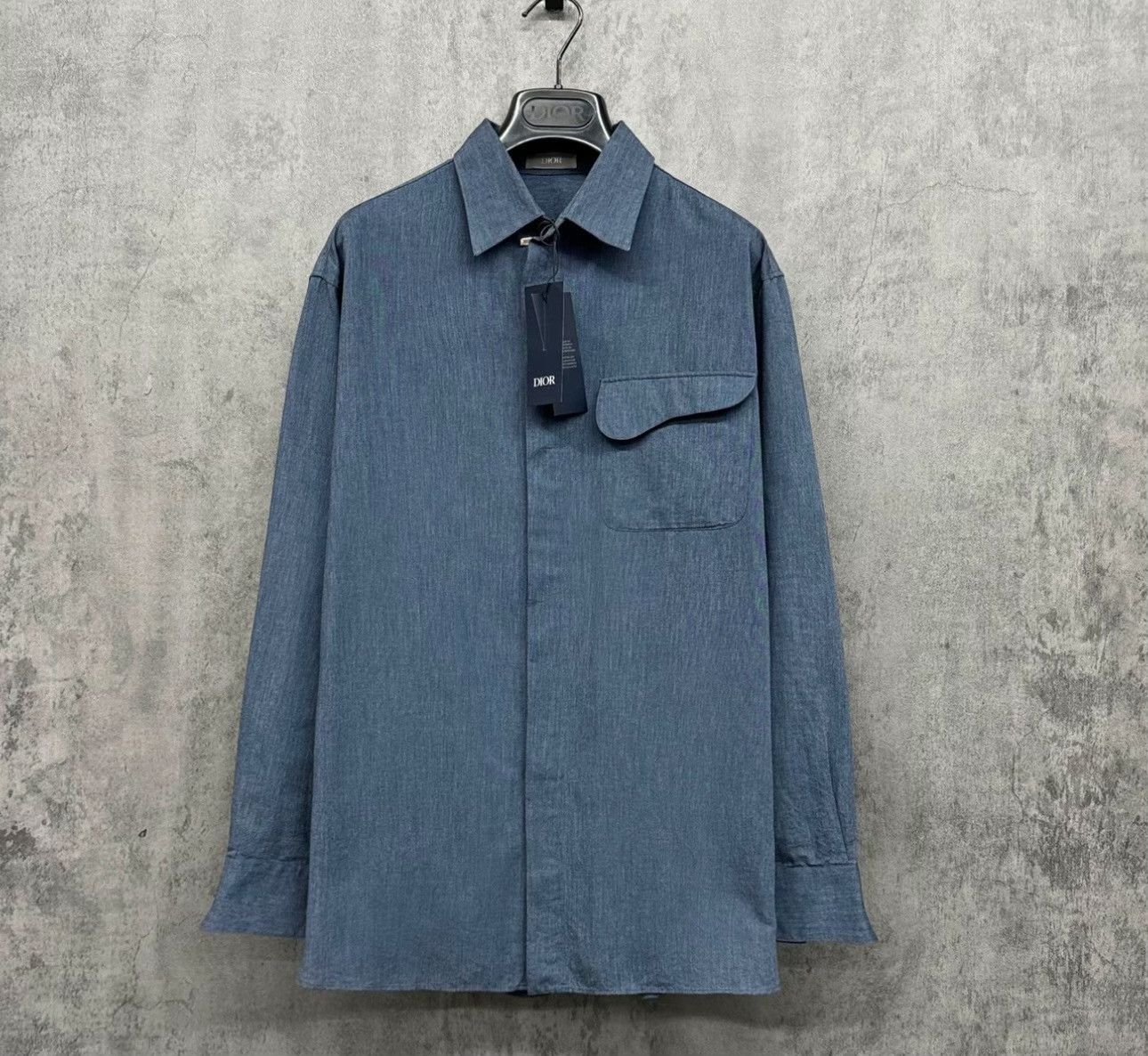Dior Dior Saddle Pocket Denim Zip Shirt BK451 XS Size US XS / EU 42 / 0 - 2 Thumbnail