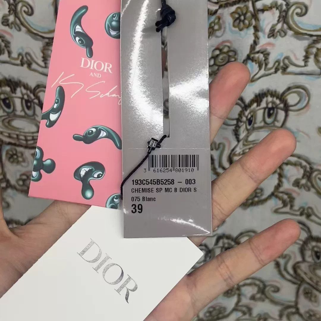 Dior Dior x Kenny Scharf Monkey Print Short Sleeve Shirt 39 Size US M / EU 48-50 / 2 - 3 Thumbnail