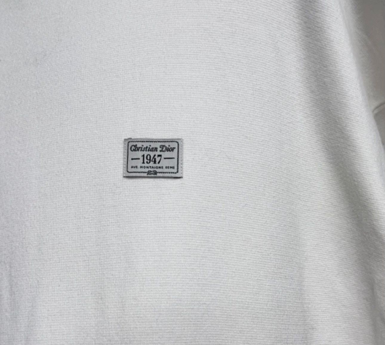 Dior Dior 1947 Embroidered Logo Ribbed T-Shirt Size S Size US S / EU 44-46 / 1 - 4 Thumbnail