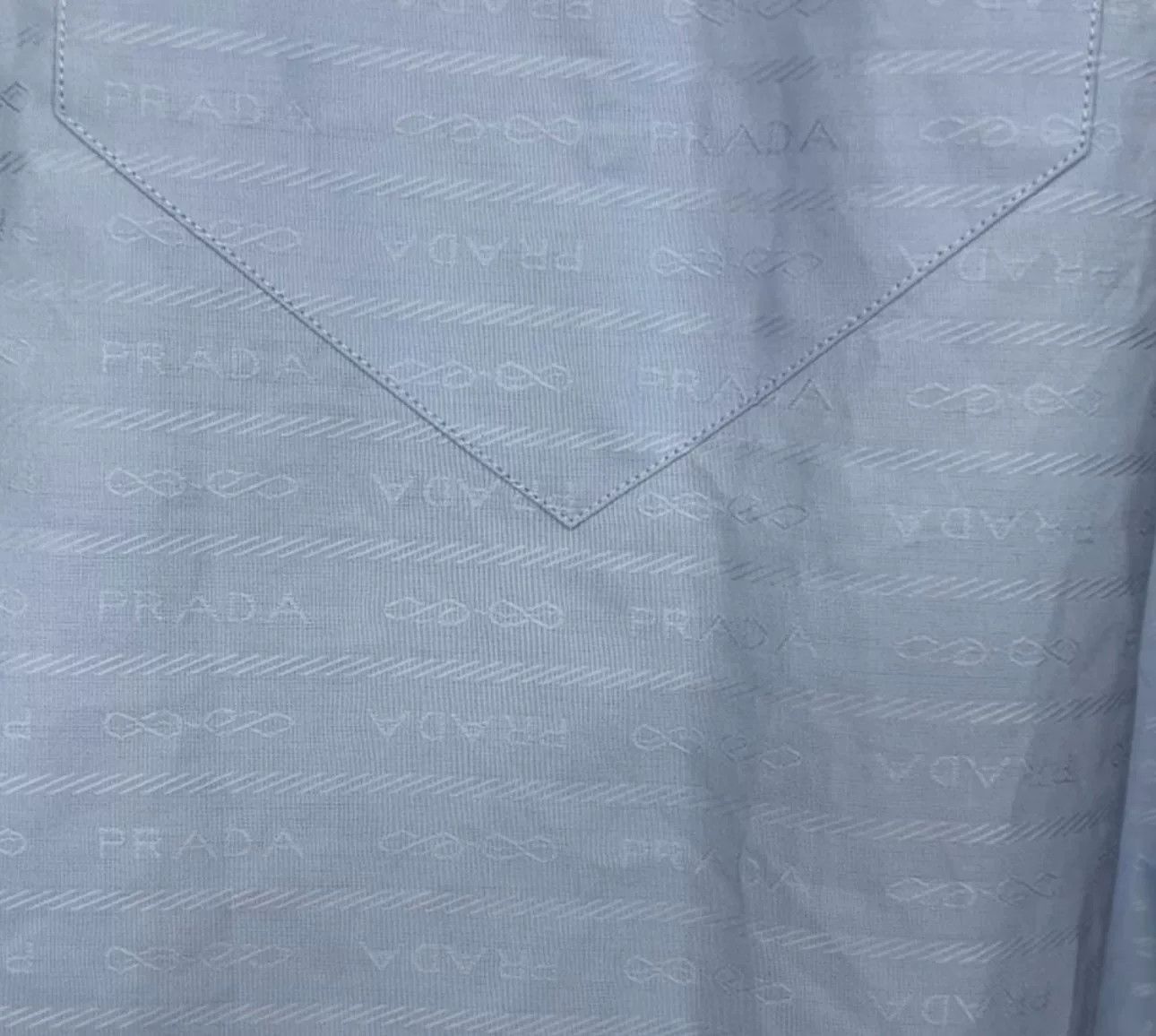 Prada Prada Logo Monogram Short Sleeve Shirt Size L Size US L / EU 52-54 / 3 - 4 Thumbnail