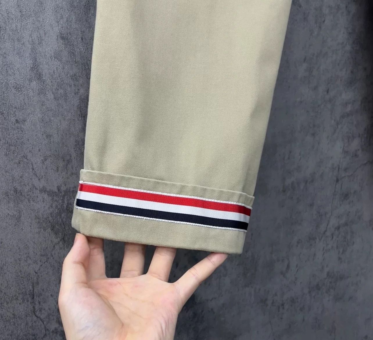 Thom Browne Thom Browne RWB Stripe Hem Casual Pants Size 3 Size US 34 / EU 50 - 4 Thumbnail