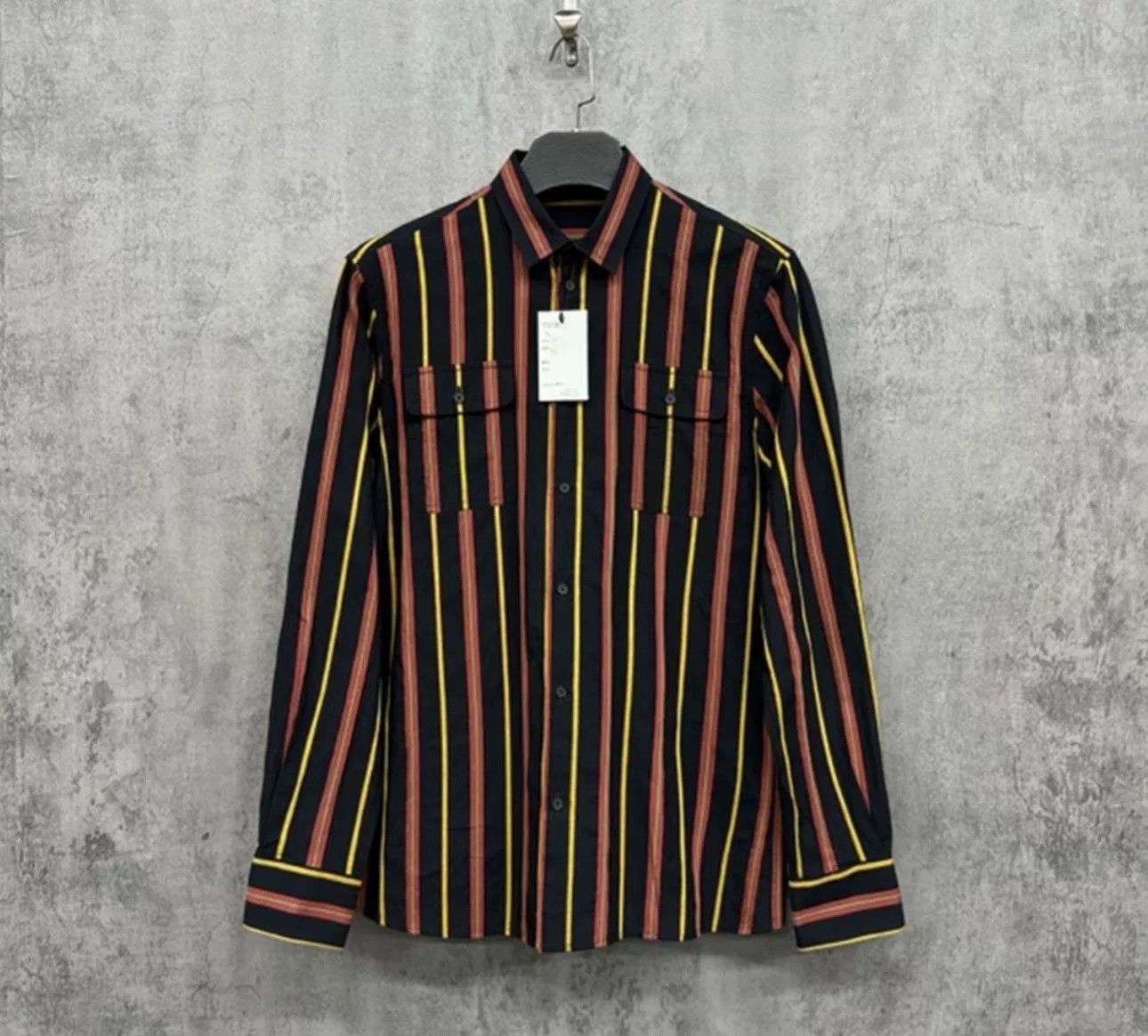 Bottega Veneta Bottega Veneta Striped Cotton Shirt 40 Size US M / EU 48-50 / 2 - 2 Thumbnail