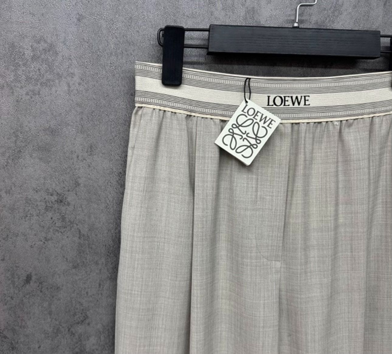 Loewe Loewe Logo Waistband Wool Casual Trousers M Size US 32 / EU 48 - 3 Thumbnail