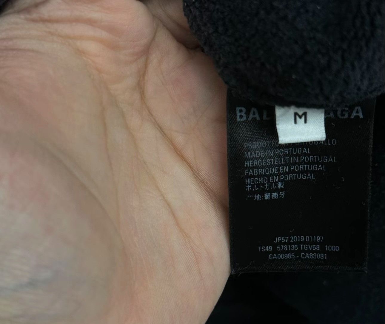 Balenciaga Balenciaga Paris Logo Washed Hoodie M Size US M / EU 48-50 / 2 - 5 Thumbnail