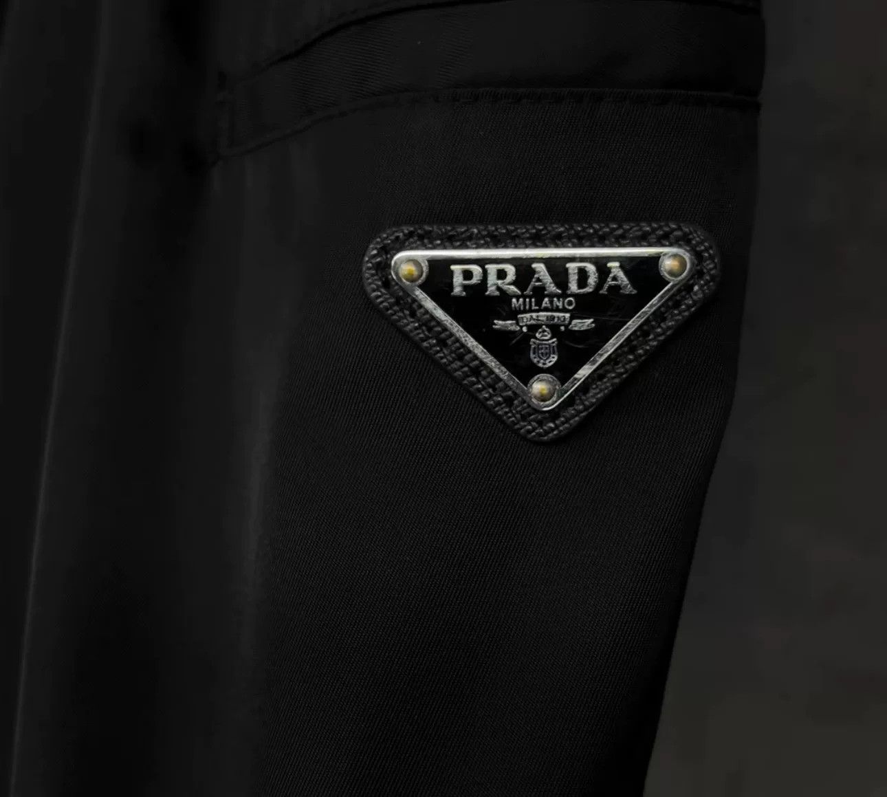 Prada Prada Triangle Logo Nylon Shorts Size 50 Size US 34 / EU 50 - 3 Thumbnail