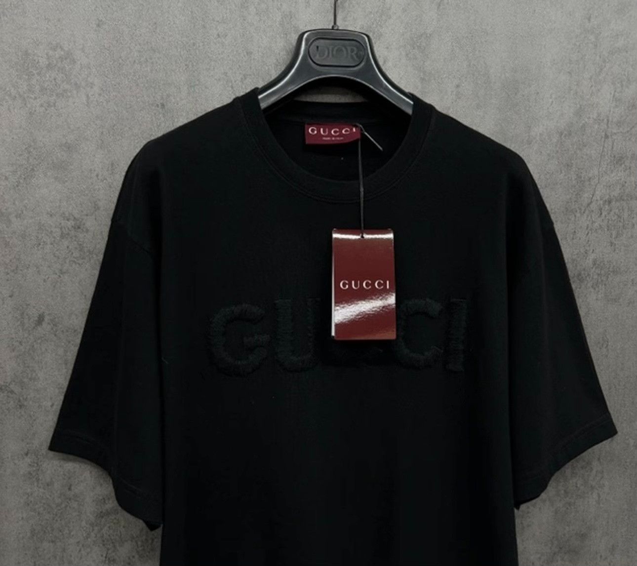 Gucci Gucci Embroidered Logo T-Shirt XL Size US XL / EU 56 / 4 - 4 Thumbnail