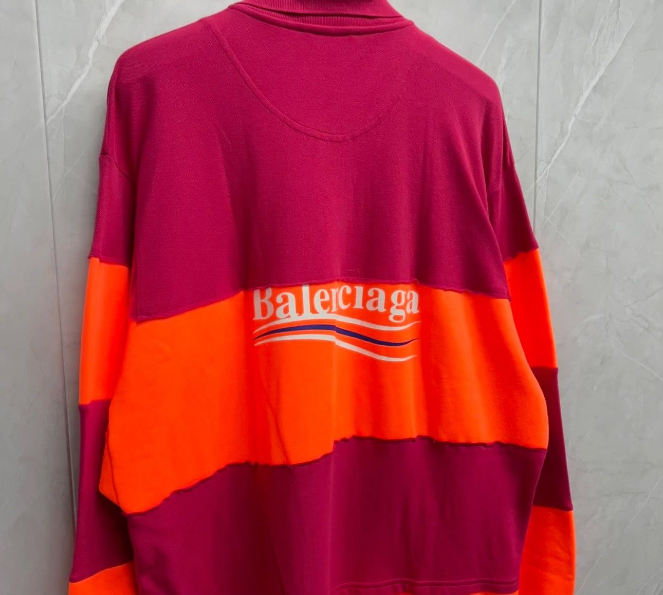 Balenciaga Balenciaga Campaign Logo Striped Polo S Size US S / EU 44-46 / 1 - 3 Thumbnail