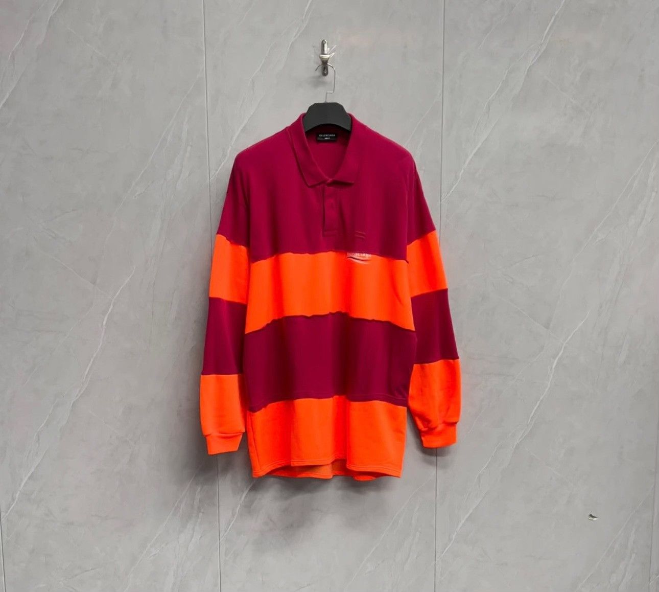 Balenciaga Balenciaga Campaign Logo Striped Polo S Size US S / EU 44-46 / 1 - 2 Thumbnail