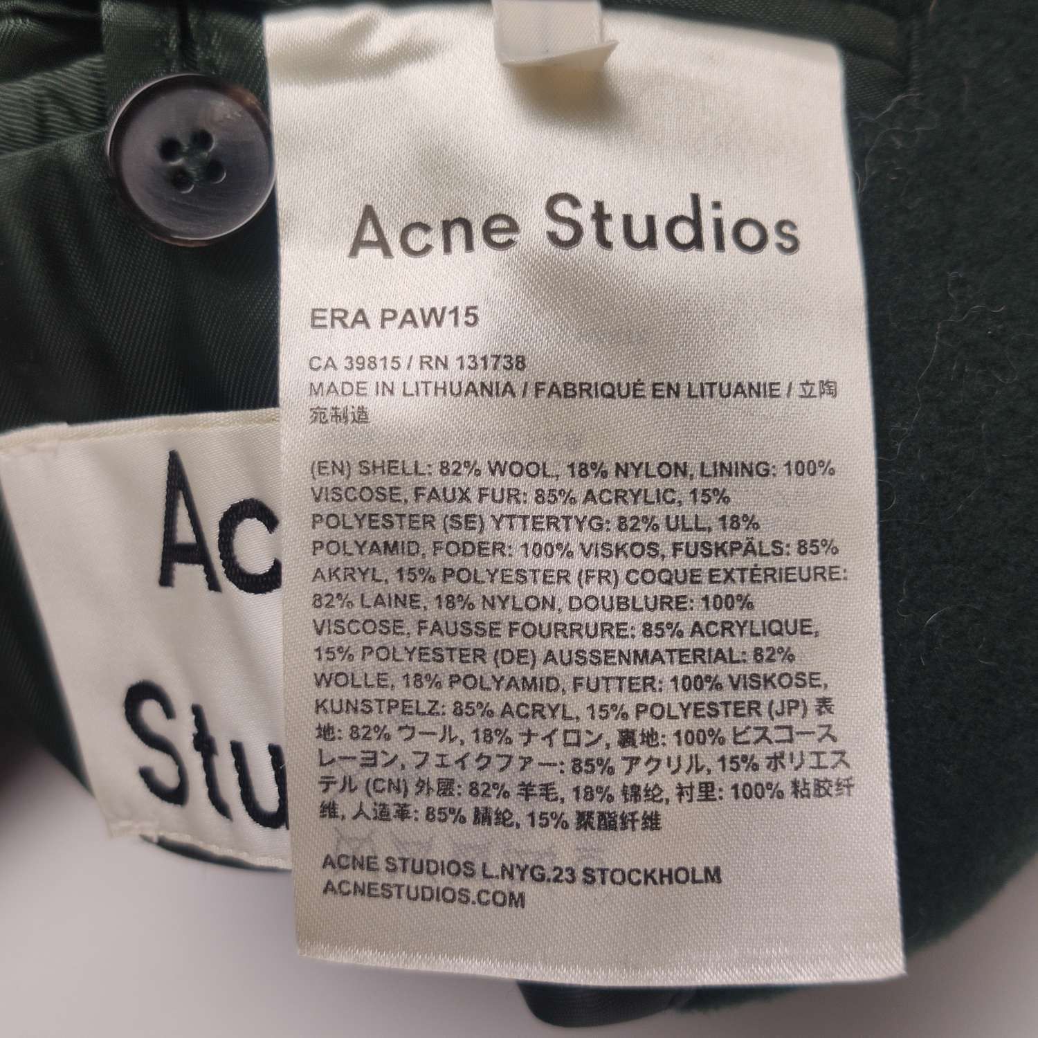 Acne Studios Acne Studios Women s Coats Size S / US 4 / IT 40 - 5 Thumbnail