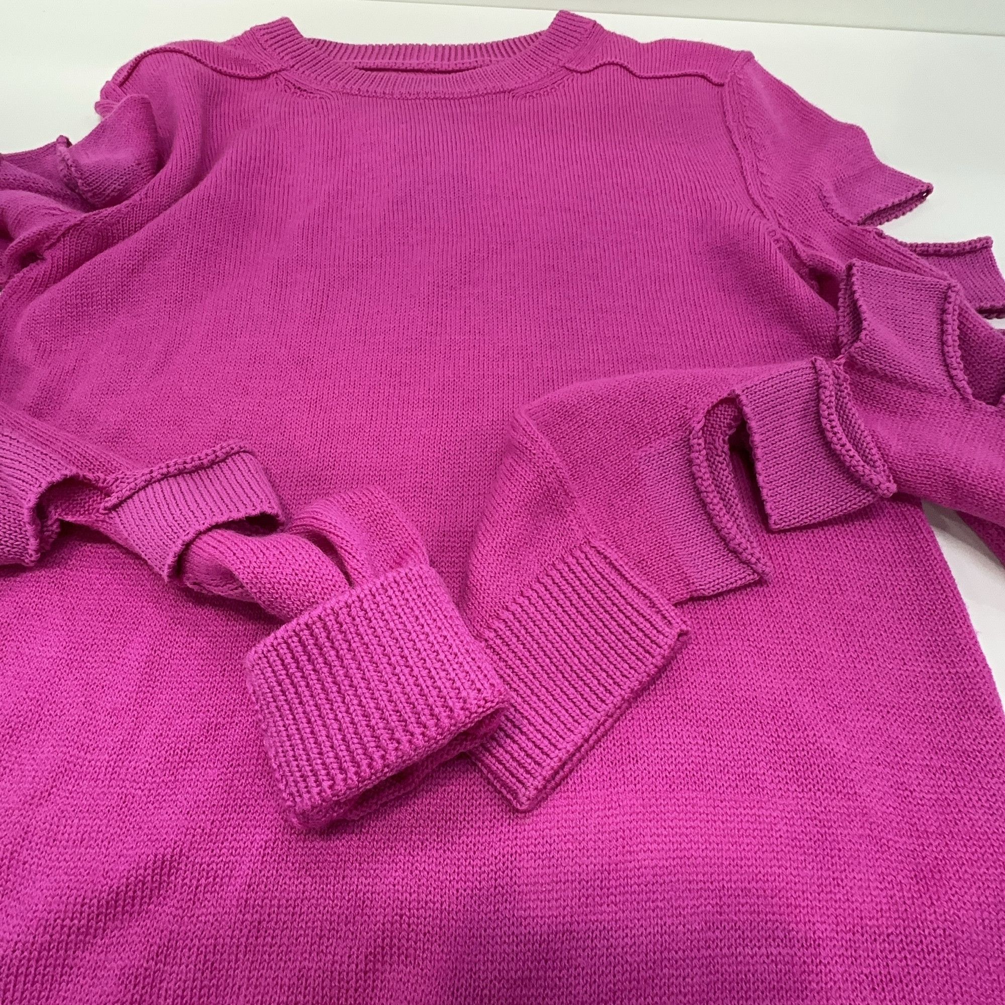 Rick Owens Rick Owens EDFU Cut-Out Sleeve Knit Sweater XS Size XS / US 0-2 / IT 36-38 - 6 Thumbnail