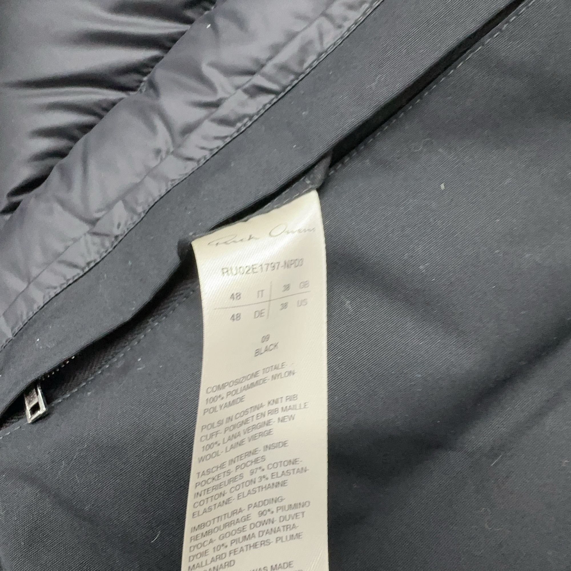 Rick Owens Rick Owens Turtle Neck Nylon Puffer Jacket 48 Size US M / EU 48-50 / 2 - 4 Thumbnail