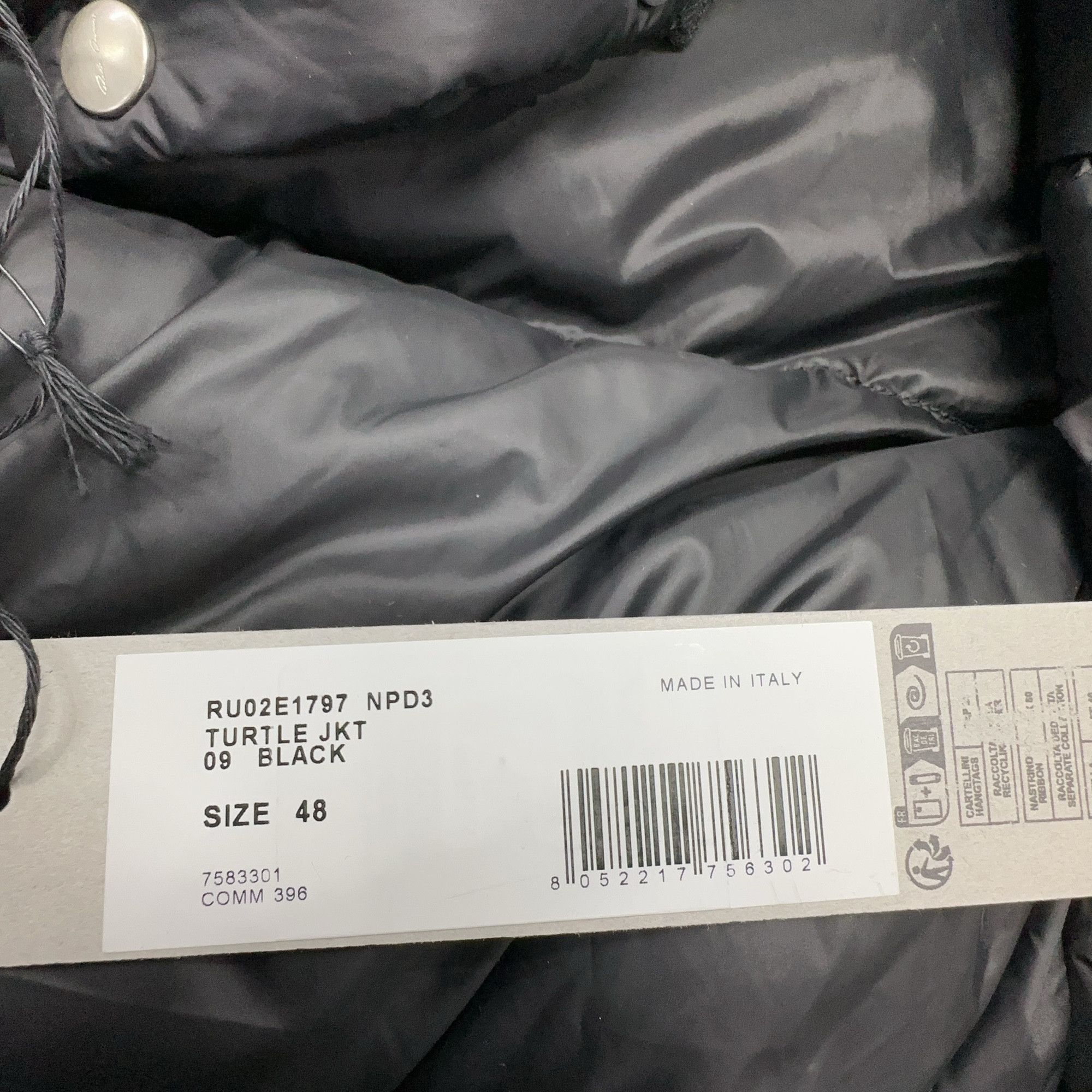 Rick Owens Rick Owens Turtle Neck Nylon Puffer Jacket 48 Size US M / EU 48-50 / 2 - 3 Thumbnail