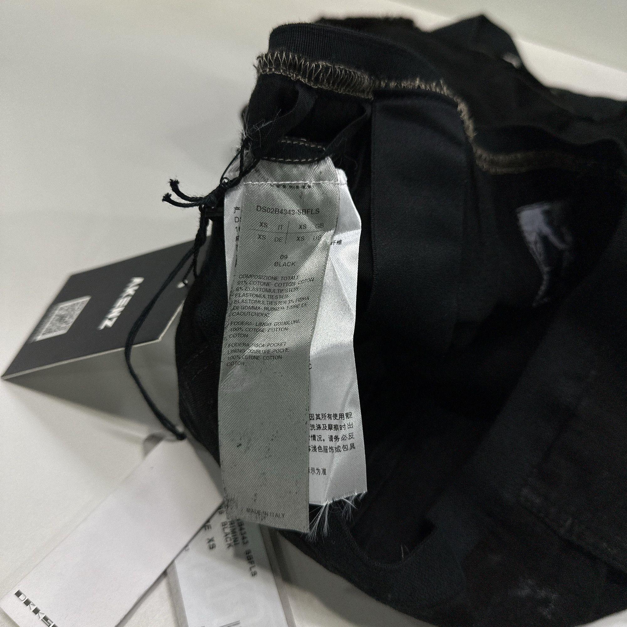 Rick Owens Drkshdw Rick Owens DRKSHDW Distressed Sacrimini Mini Skirt XS Size 27" / US 4 / IT 40 - 5 Thumbnail