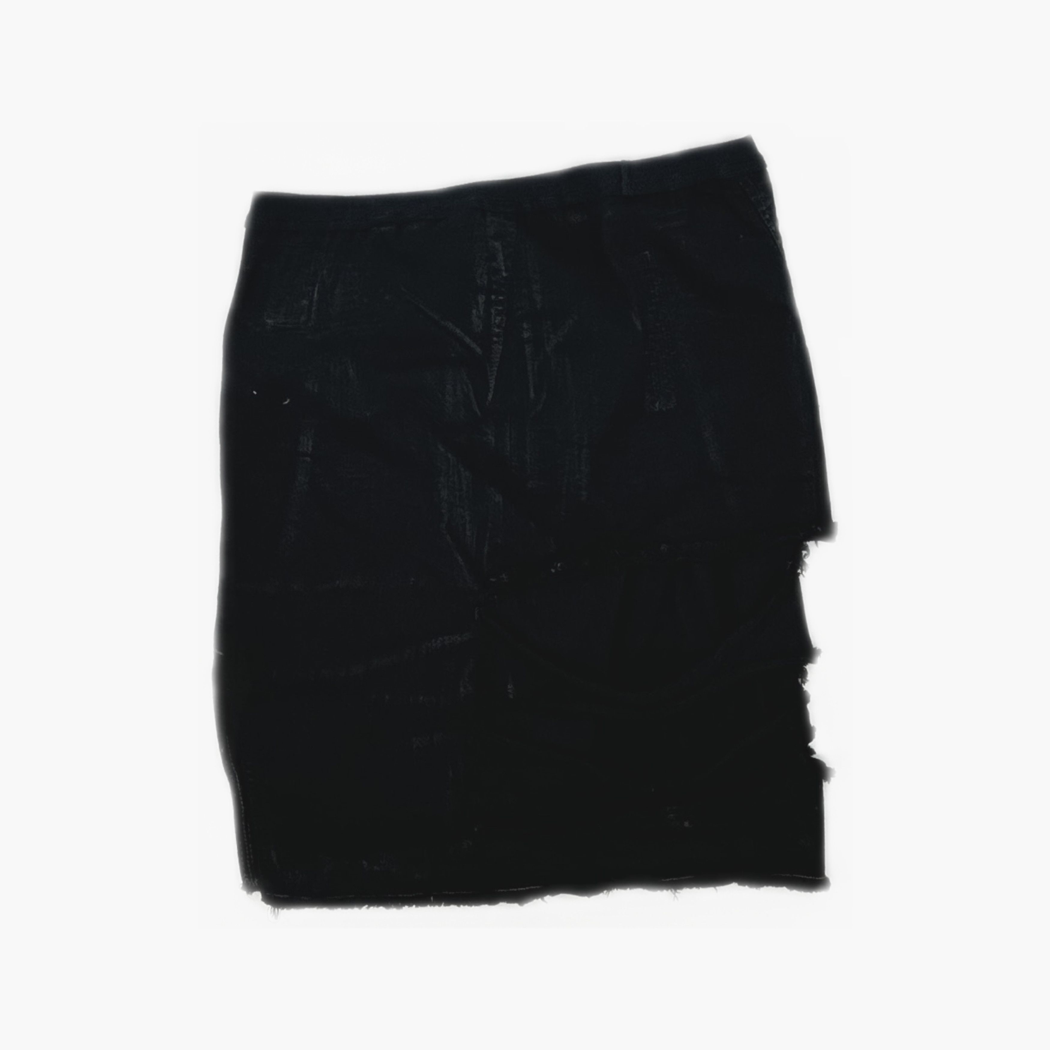 Rick Owens Drkshdw Rick Owens DRKSHDW Distressed Sacrimini Mini Skirt XS Size 27" / US 4 / IT 40 - 2 Thumbnail
