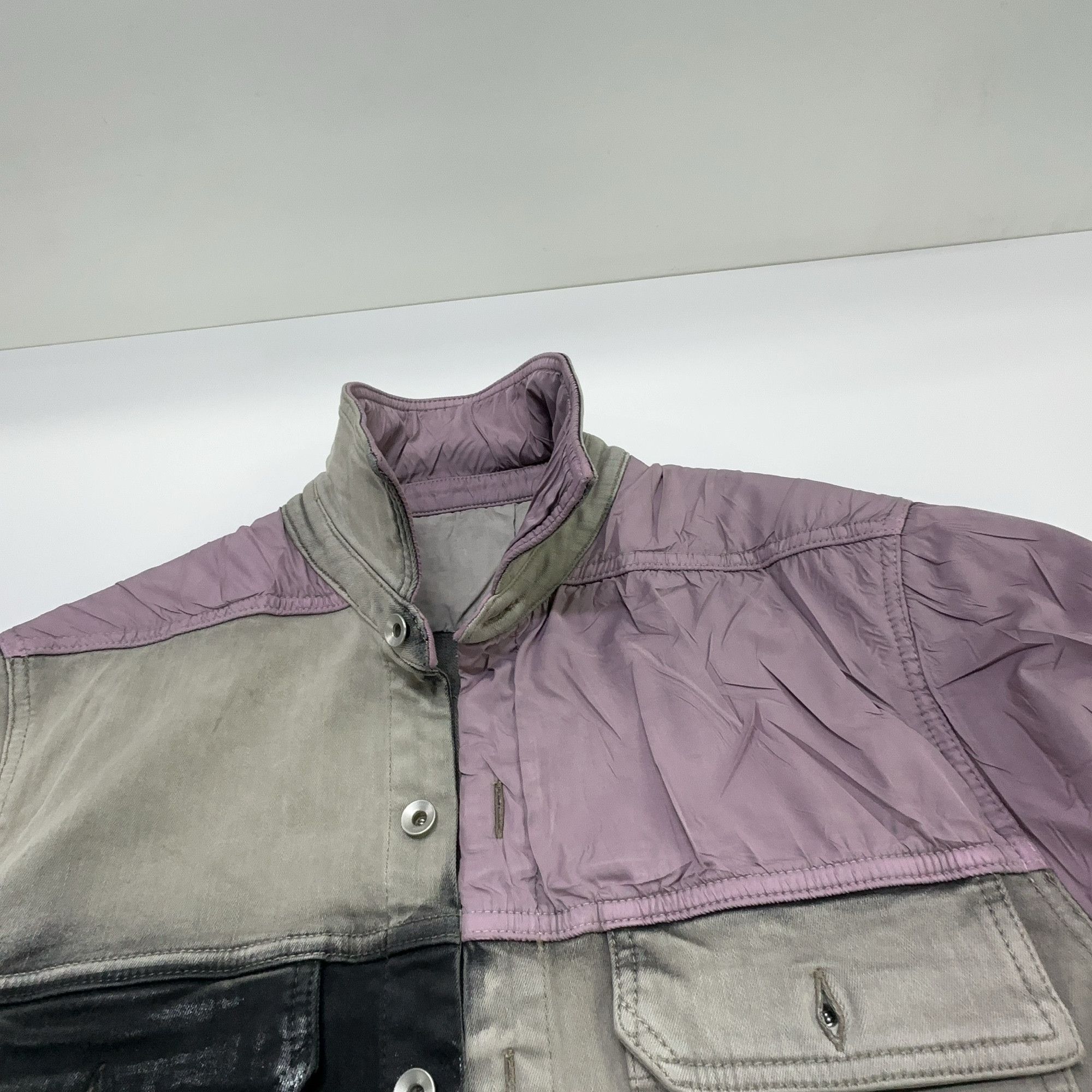 Rick Owens Drkshdw Rick Owens DRKSHDW Patchwork Outershirt XS Size XS / US 0-2 / IT 36-38 - 7 Thumbnail